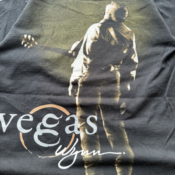 (S) 2000s Y2K Garth Brooks Wynn Only Black Tee - Picture 3 of 4